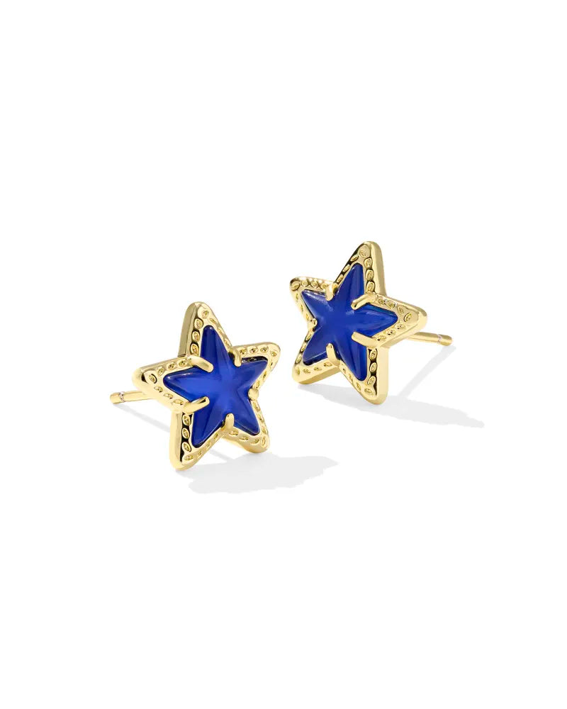 Cassidy Gold Stud Earrings