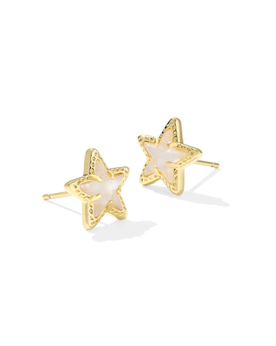 Cassidy Gold Stud Earrings