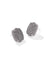 Daphne Silver Large Stud Earrings