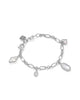 Icon Silver Charm Bracelet