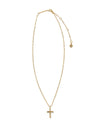 Jada Cross Short Pendant Necklace in Gold