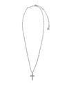Jada Cross Short Pendant Necklace in Silver