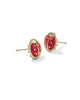 Ladybug Gold Stud Earring