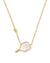 Pickleball Gold Short Pendant Necklace