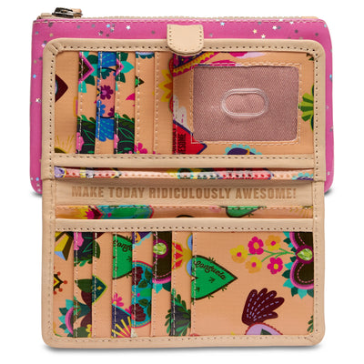 Consuela Slim Wallet Berry