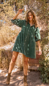 Evergreen Corduroy Dress