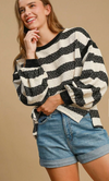 Striped Soft Knit Top