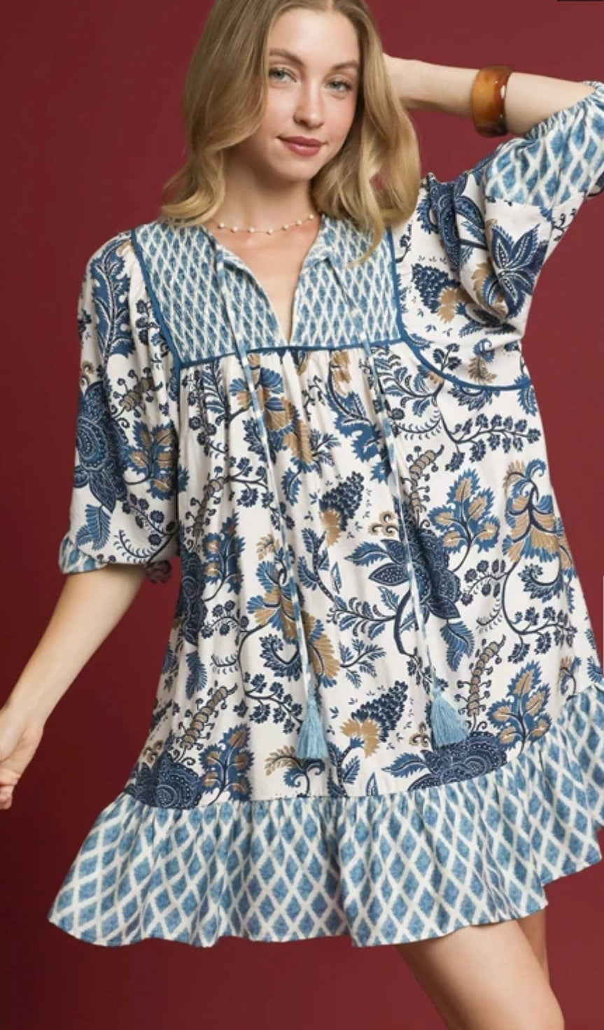 No Time for the Blues Dress