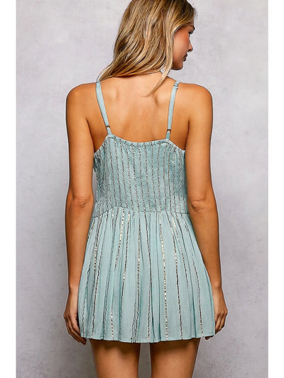 Turquoise Boho Summer Dress