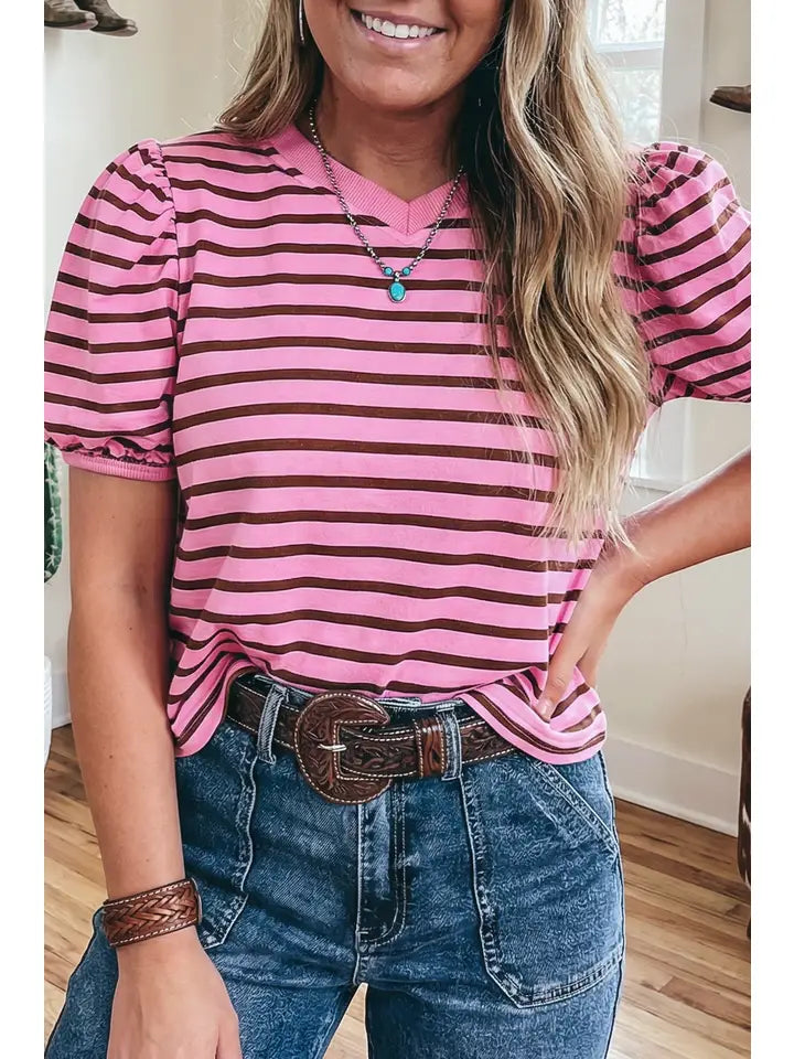 Pink & Brown