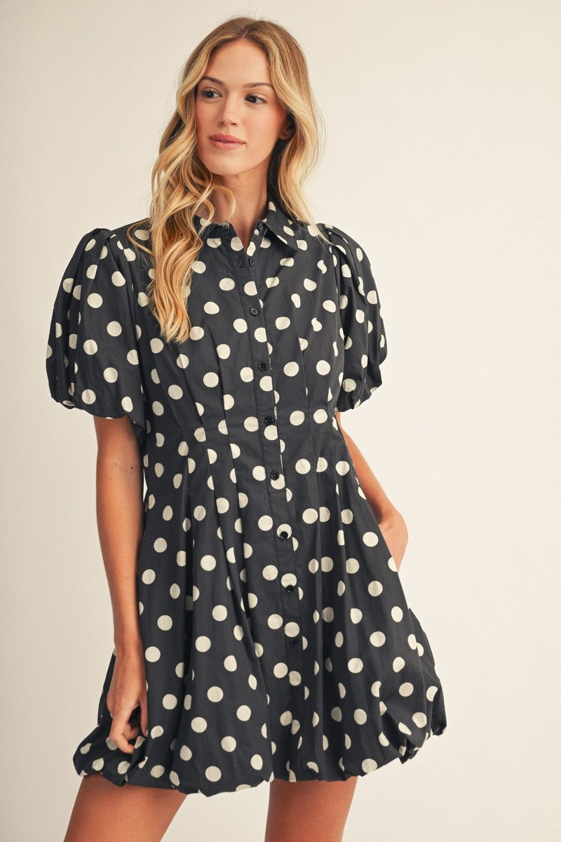 Polka Dot Balloon Dress