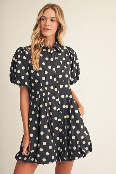 Polka Dot Balloon Dress