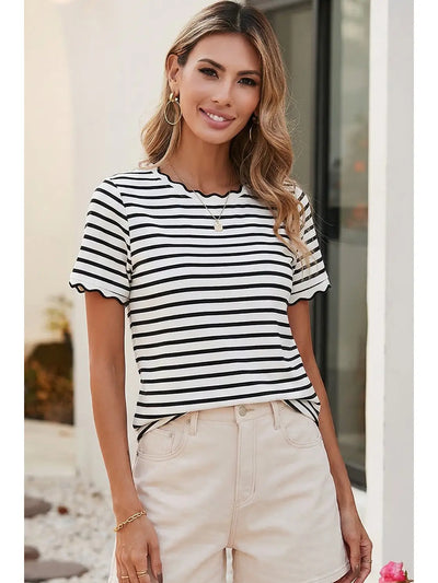 Scallop Trim Top