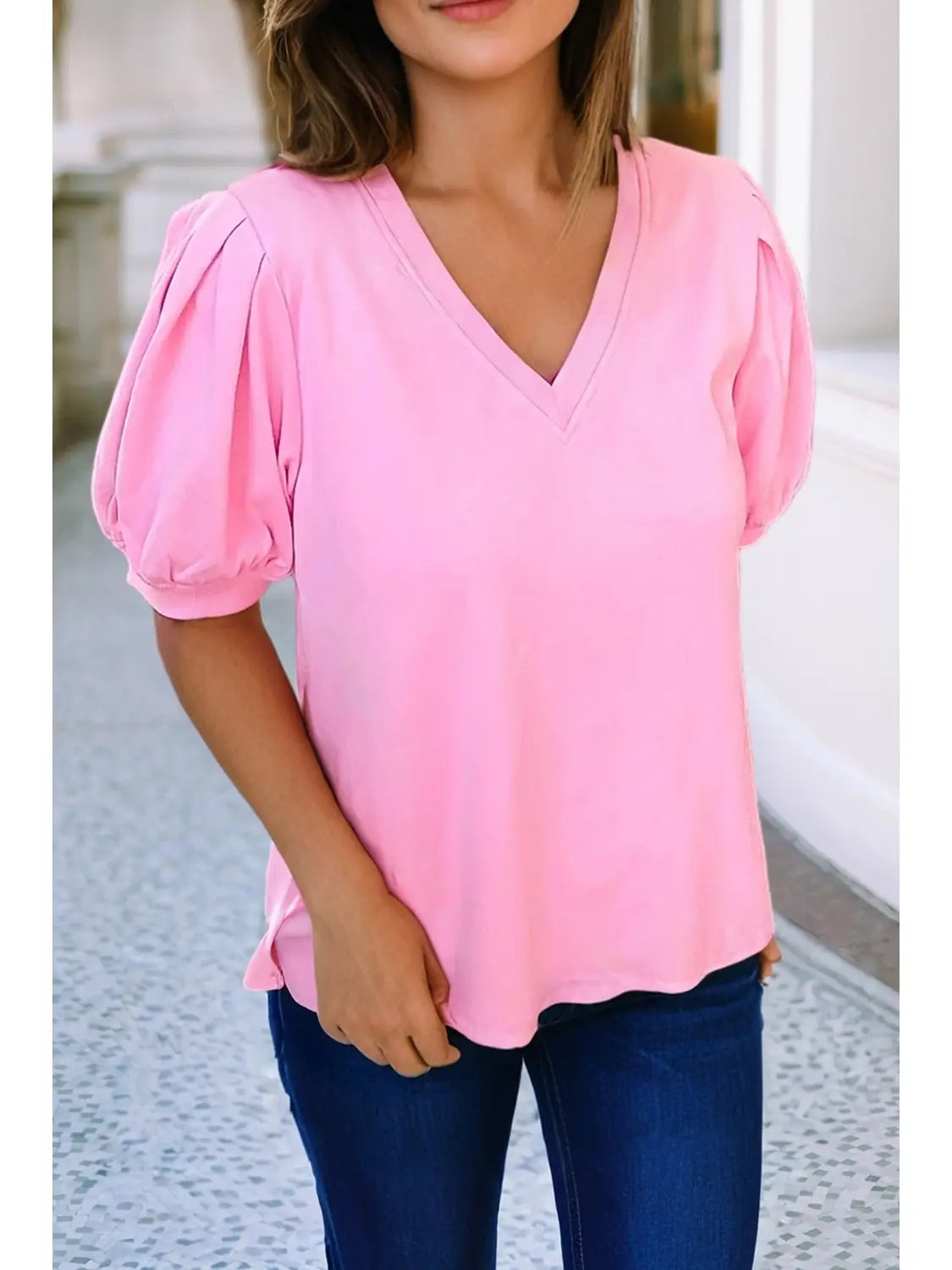 Cotton Candy Pink Top