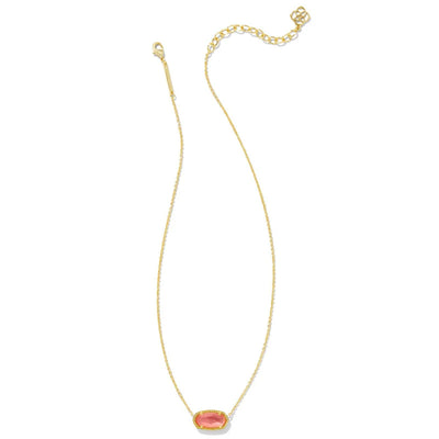 Elisa Pendant Necklace in Gold