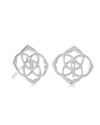 Dira Silver Stud Earrings in Silver