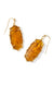 Elle Bamboo Frame Drop Earring in Gold