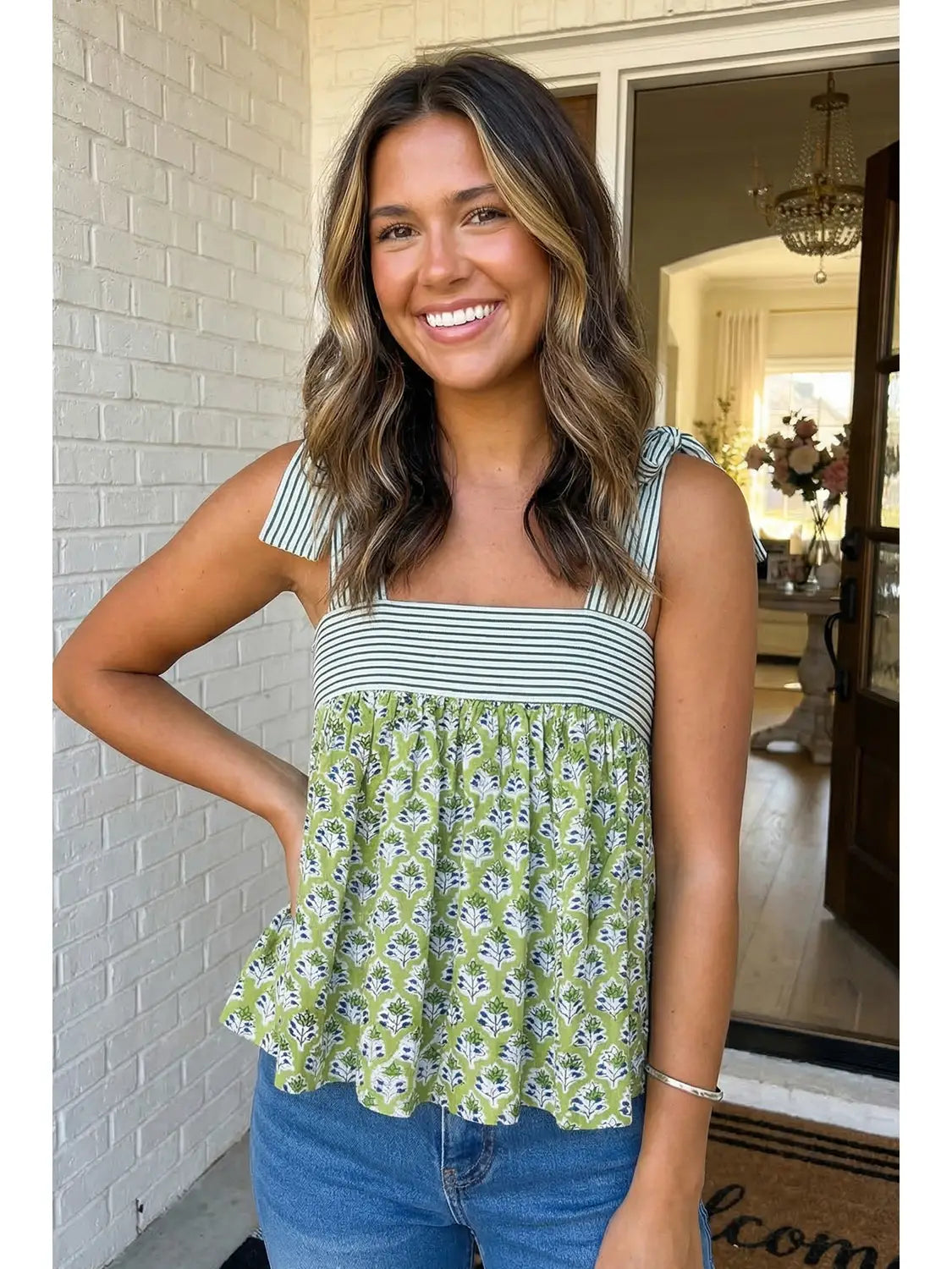 Floral Babydoll Top