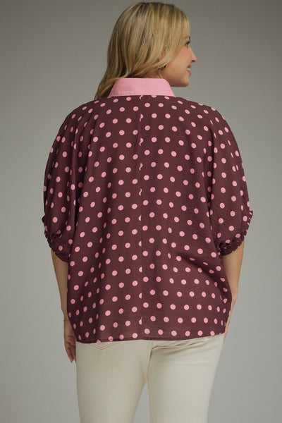Polka Dot Dolman