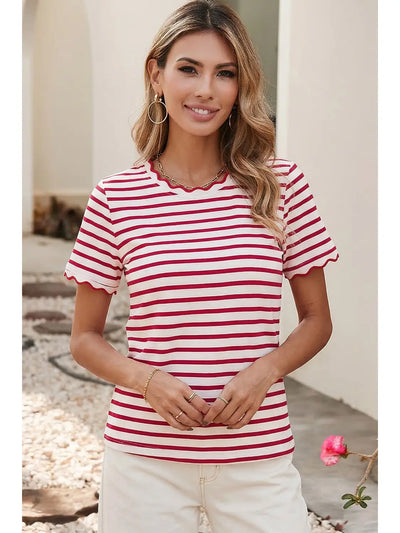 Scallop Trim Top