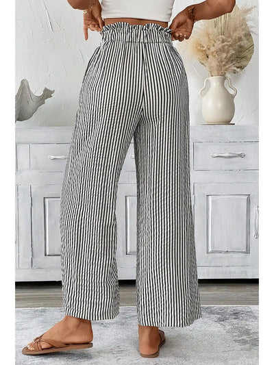 Striped Knot Pocket Pants