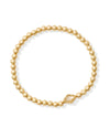 Abbie Gold Beaded Stretch Bracelet