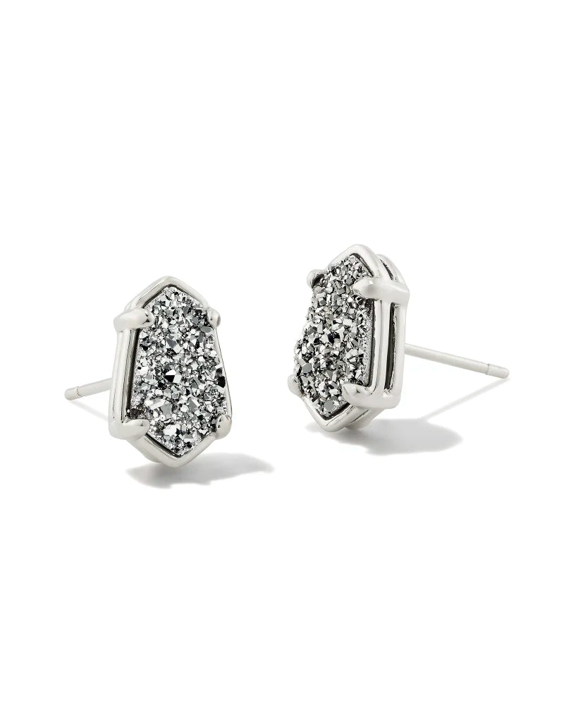 Alexandria Silver Stud Earrings