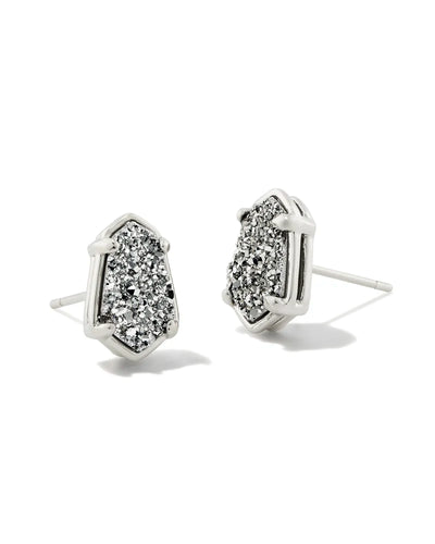 Alexandria Silver Stud Earrings