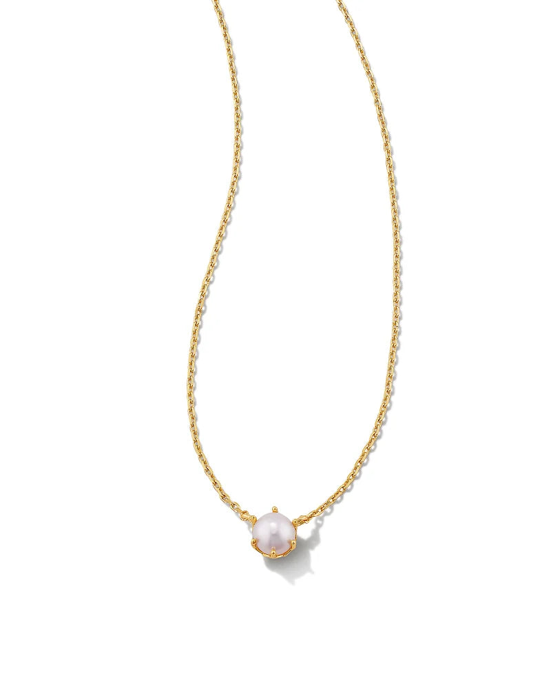 Ashton Gold Pendant Necklace in Freshwater Cultured Pearl