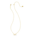 Blair Gold Bow Small Short Pendant Necklace