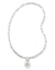 Brielle Convertible Medallion Chain Necklace in Silver