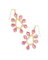 Camry Gold Open Frame Earrings