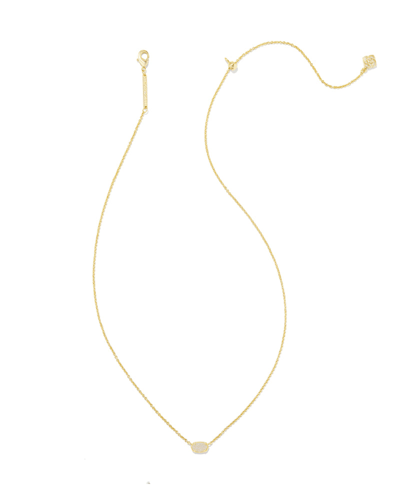 Emilie Gold Short Pendant Necklace