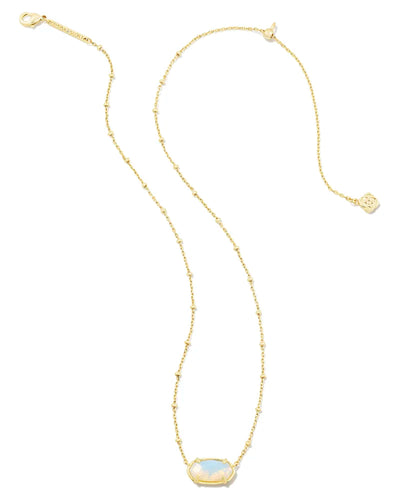Faceted Gold Elisa Short Pendant Necklace
