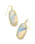 Faceted Gold Elle Drop Earrings