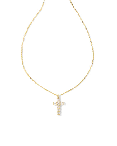 Gracie Gold Cross Short Pendant Necklace