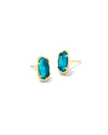 Grayson Gold Stone Stud Earrings