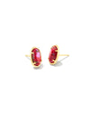 Grayson Gold Stone Stud Earrings