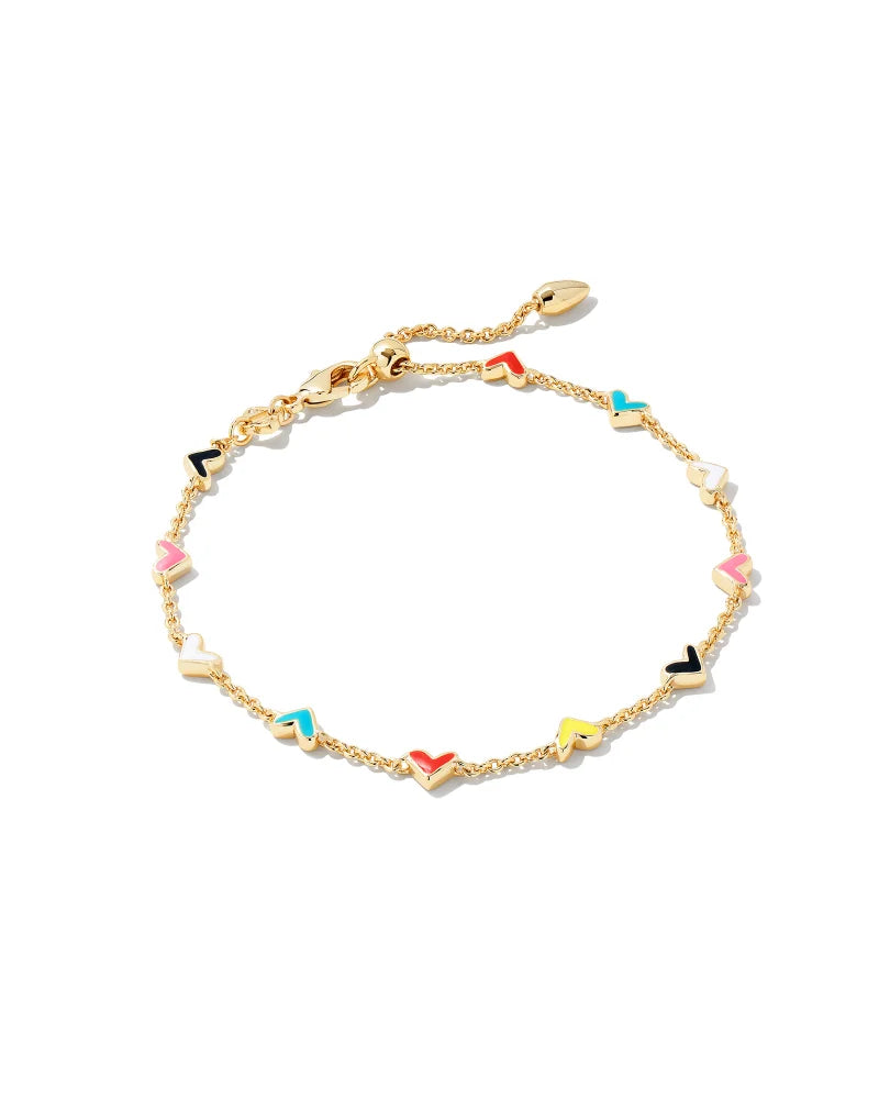 Haven Heart Gold Chain Bracelet
