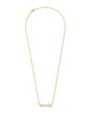 Howdy Pendant Necklace in 18k Yellow Gold Vermeil