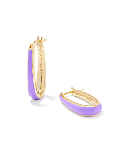 Kelsey Gold Hoop Earrings