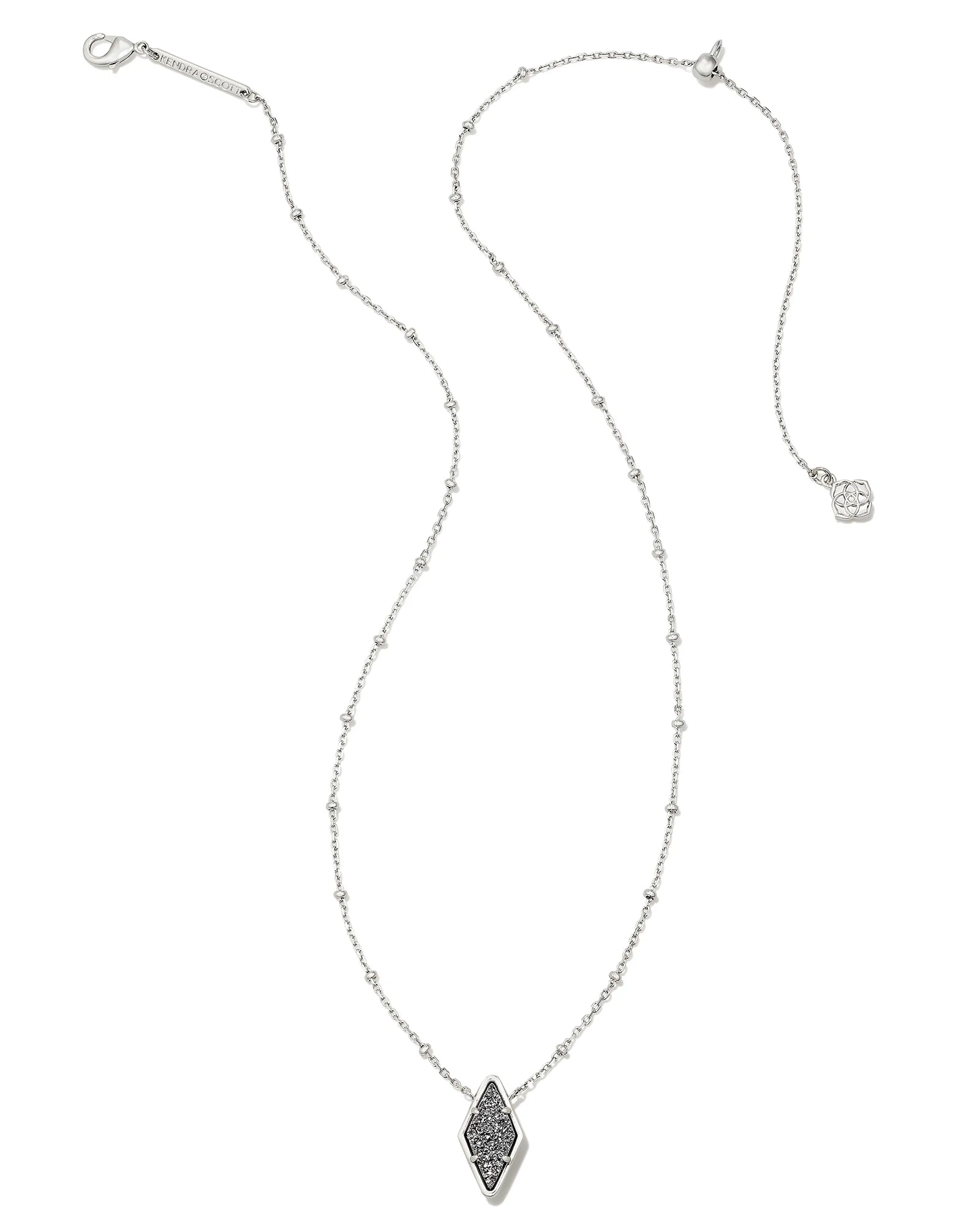 Kinsley Silver Short Pendant Necklace