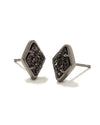 Kinsley Gunmetal Stud Earrings