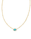 Mini Elisa Gold Satellite Short Pendant Necklace