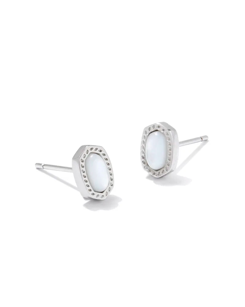 Mini Ellie Silver Stud Earrings