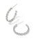 Nydia Hoop Earring in Silver