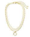 Susie Convertible Multi Strand Necklace in Gold