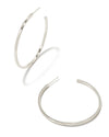 Sylvie Large Hoop Earring in Silver