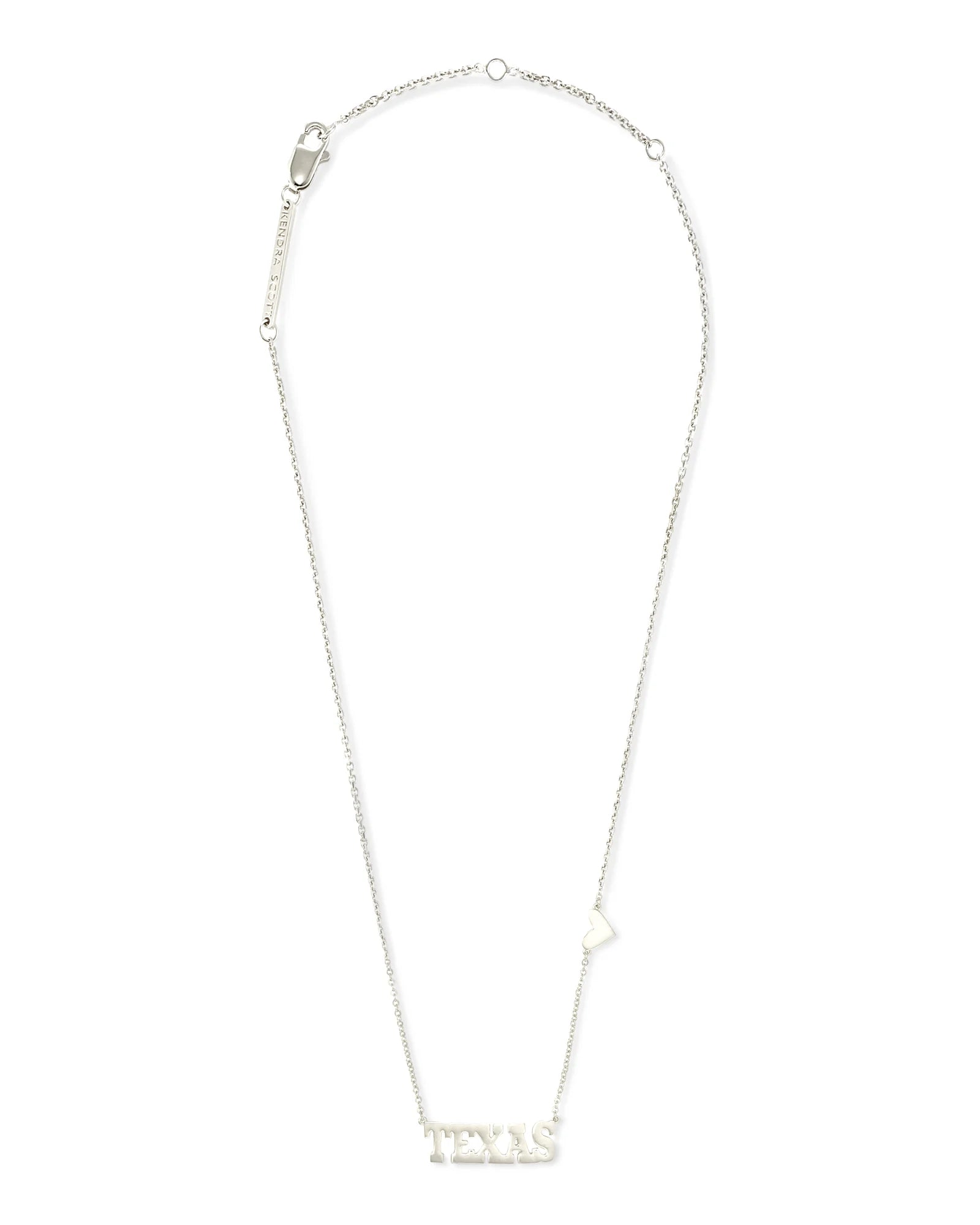 Texas Pendant Necklace in Sterling Silver