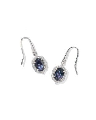 Daphne Crystal Frame Drop Earrings